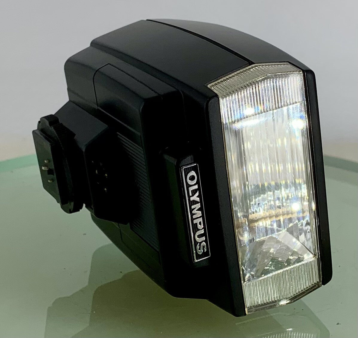 Olympus OM System ELECTRONIC T20 Flash Gun FOR CAMERA + COVER TESTED - 3441