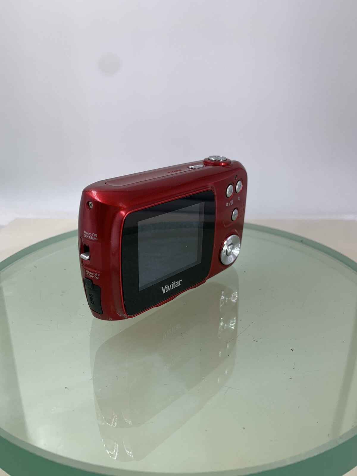 Vivitar ViviCam 9112 Digital Compact Camera 9.1 MP RED + COVER TESTED - 925