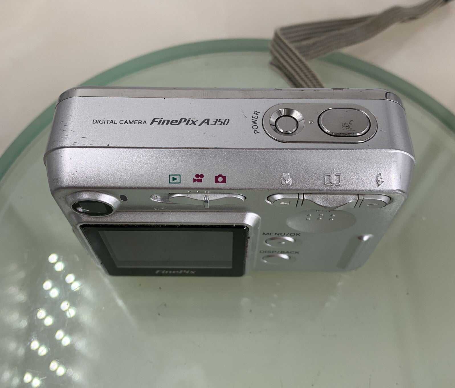 Fujifilm FinePix A350 5.2 Mega Pixel Digital Camera SILVER - TESTED - 8845