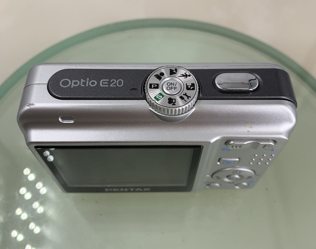 Pentax Optio E20 6mp Digital Film Camera With Case & 1.0GB SD Card Tested - 5925
