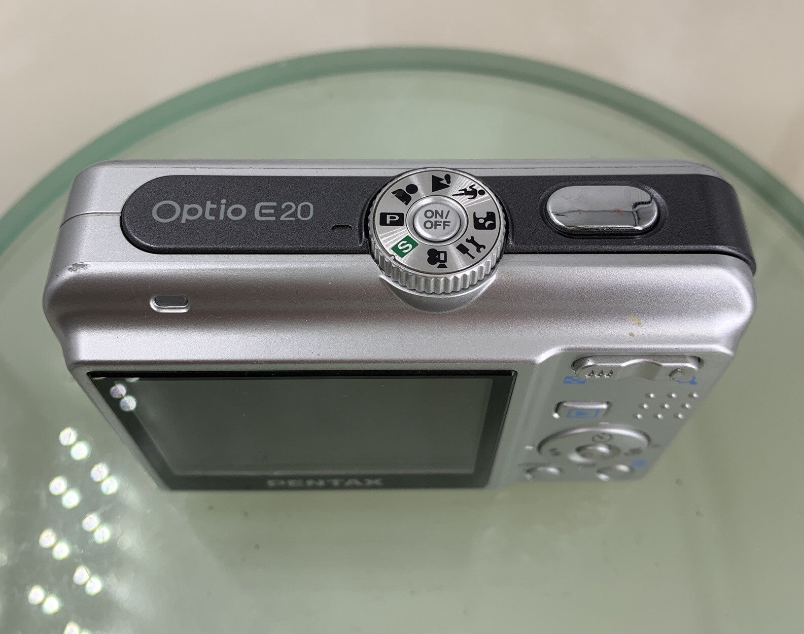 Pentax Optio E20 6mp Digital Film Camera With Case & 1.0GB SD Card Tested - 5925