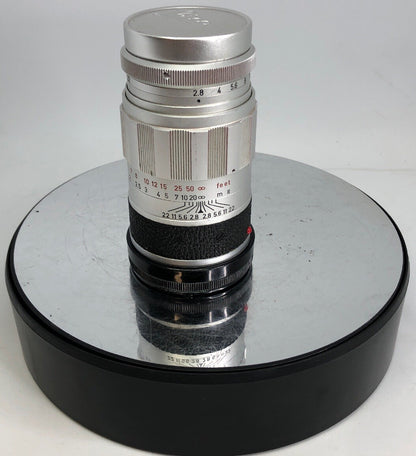 Elmarit 1:2.8/90 Leica Lens RARE,Ernst LEITZ Wetzlar Leica M Mount+Filter #3929