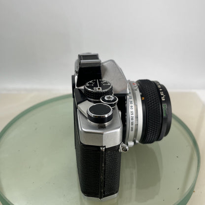 Olympus OM-2 35mm SLR camera body & Hotshoe 2 50mm 1:1.8 TESTED  #8845