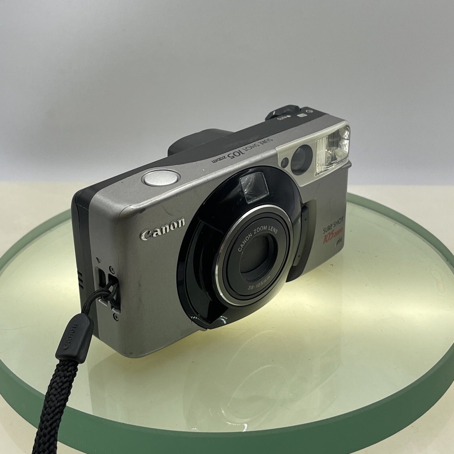 Vintage Canon Sure Shot 105 ZoomPoint&Shoot 35mm Film Camera Case Tested #8021