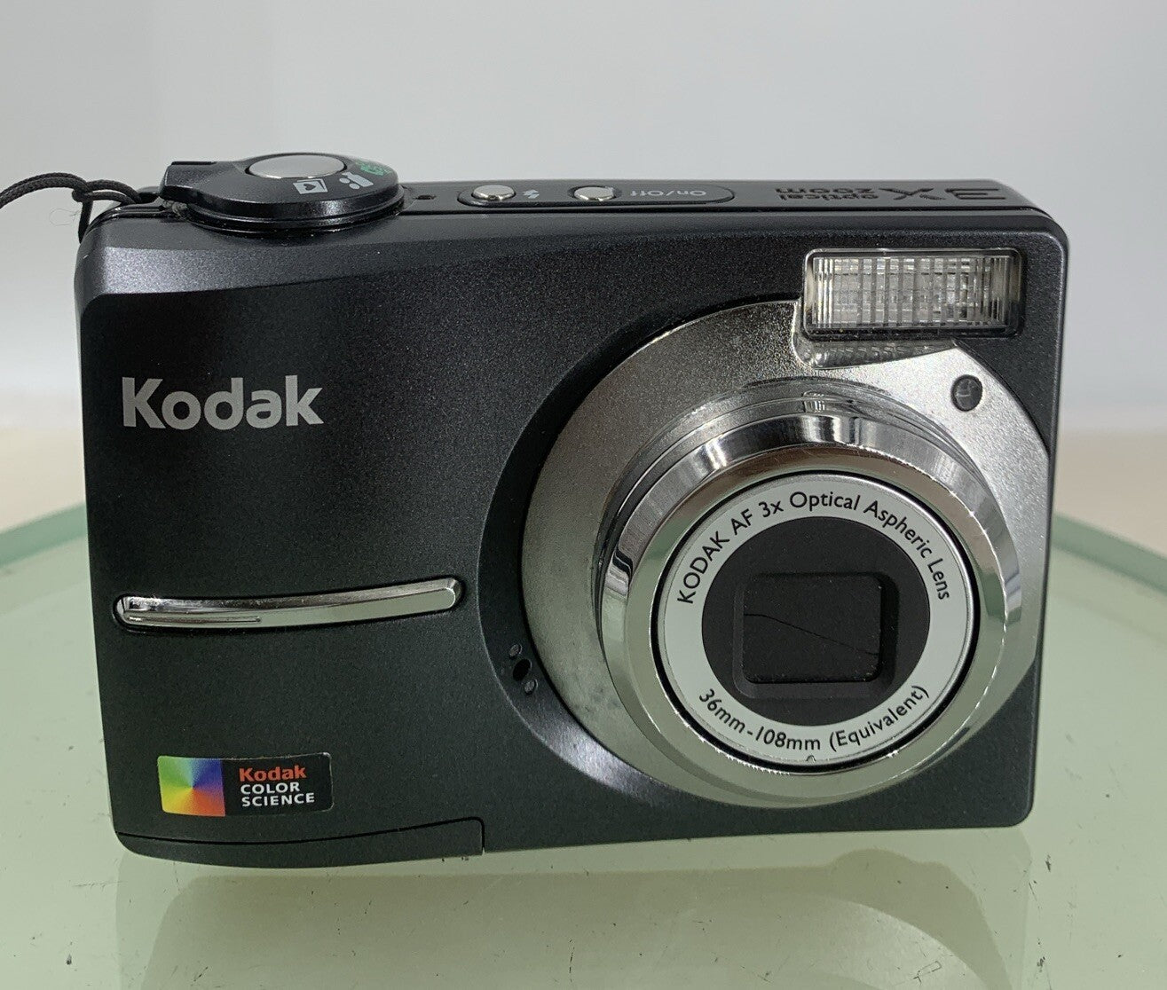 Kodak EASYSHARE C613 6.2MP COMPACT DIGITAL CAMERA BLACK + COVER TESTED - 2581