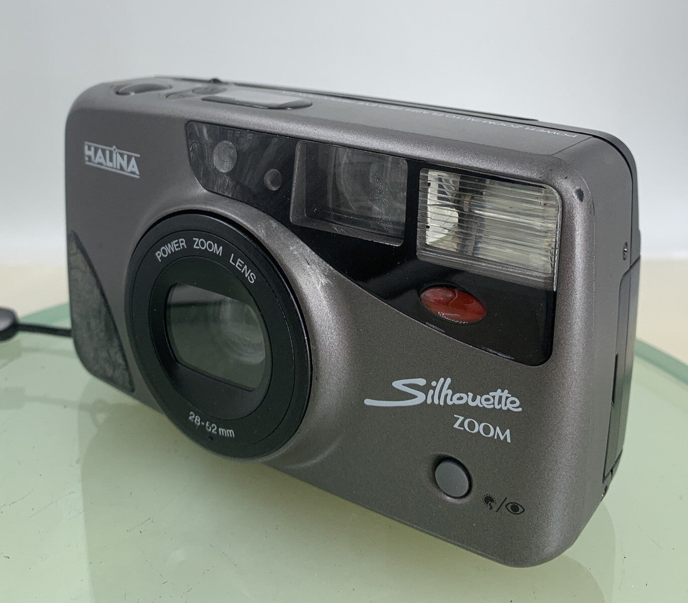 Halina Silhouette Zoom 35mm Compact POINT AND SHOOT FILM CAMERA GREY TESTED- 2912