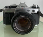 Canon AE-1 Program 35mm SLR Film Manual Camera + Canon 50mm F/1.8 FD Lens +# 1331