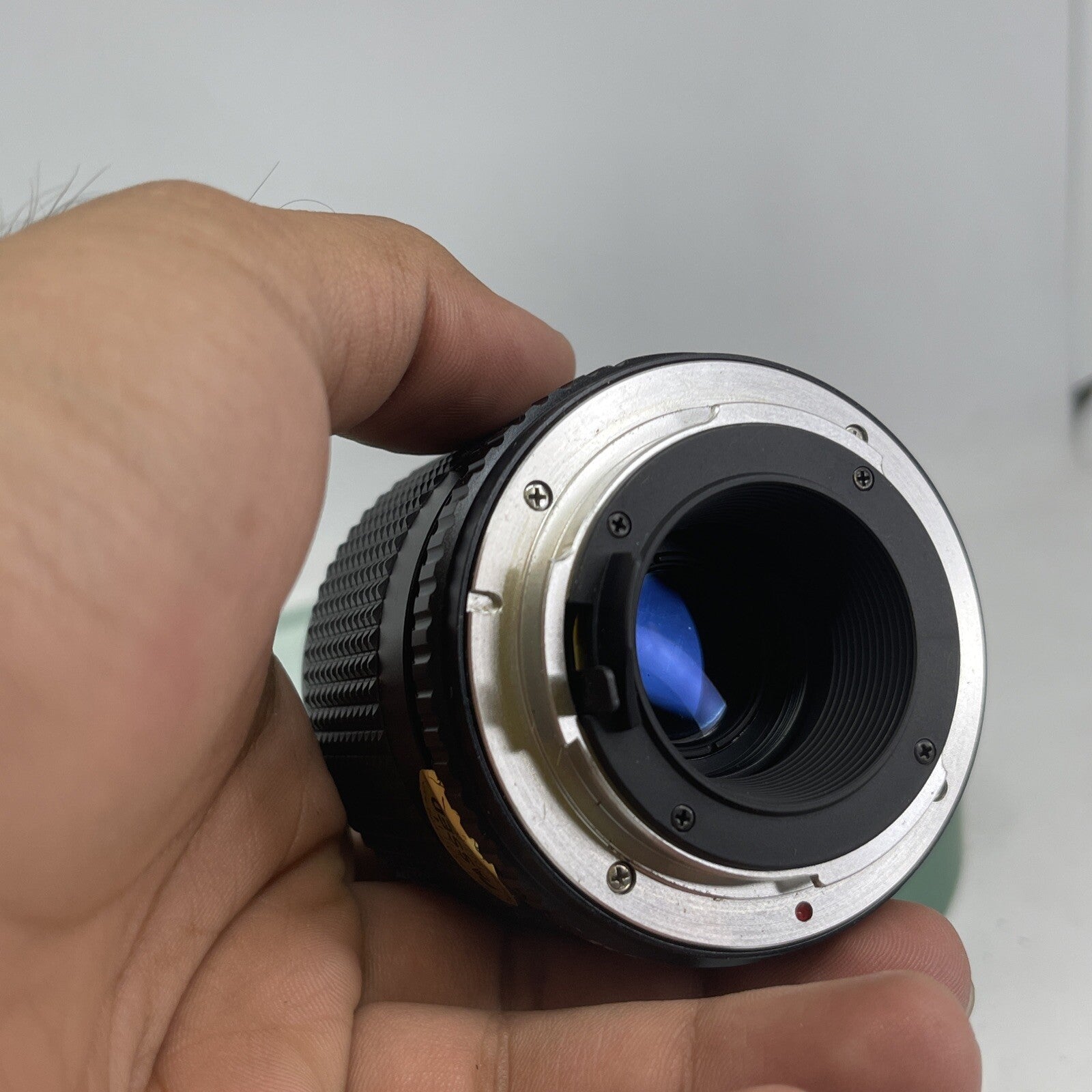 Pentax K mount fit Petri 135mm 1:3.5 prime lens, fits PK camera mount + Case 2245