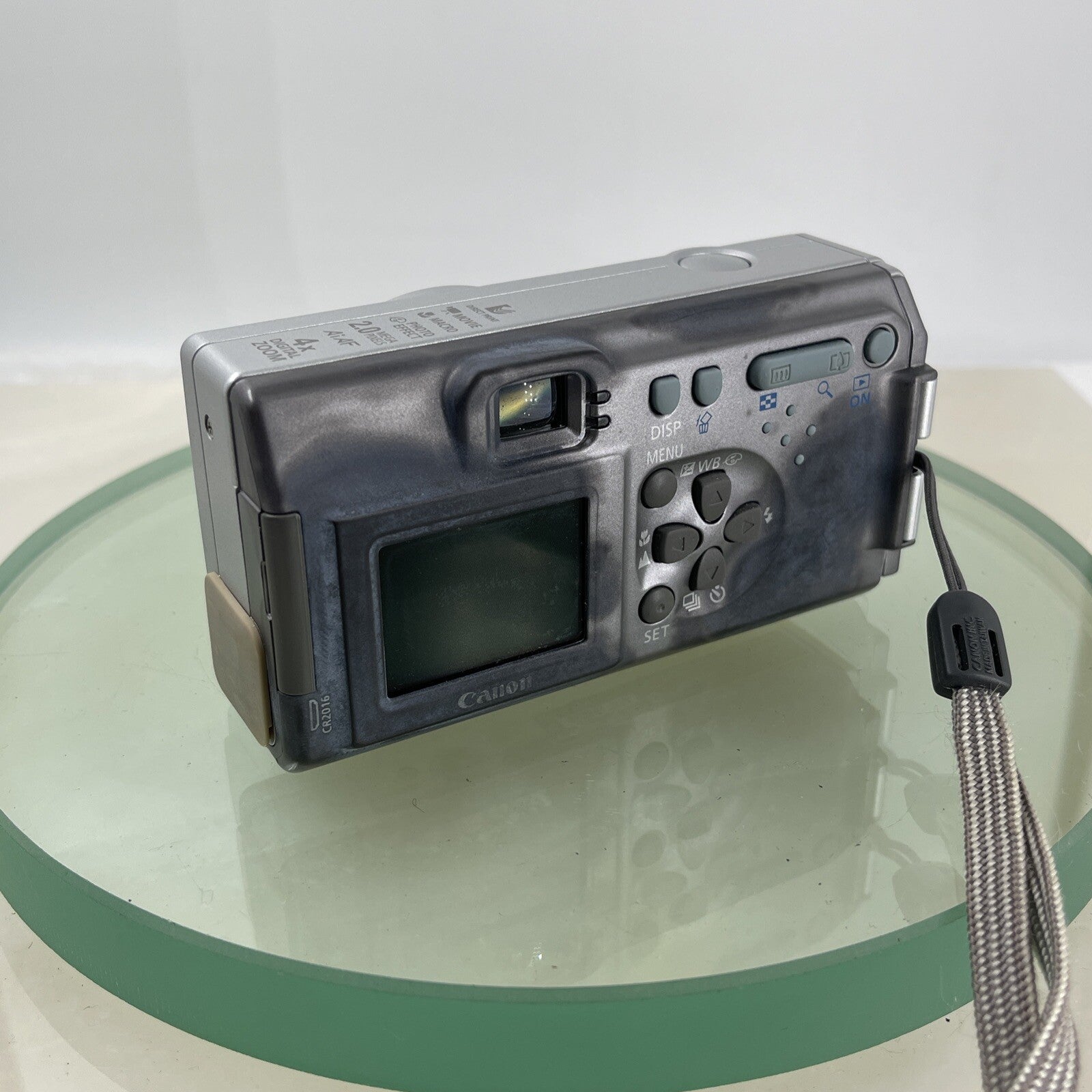 Vintage Canon PowerShot A200 2.0MP Digital Camera Tested + 2GB Memory Card #6704