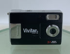Vivitar Vivicam 3188 3.1MP COMPACT DIGITAL CAMERA BLACK NO CARD TESTED - 5771