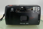 Minolta Riva 35 COMPACT POINT & SHOOT FILM CAMERA FOCUS FREEBLACK TESTED - 1651