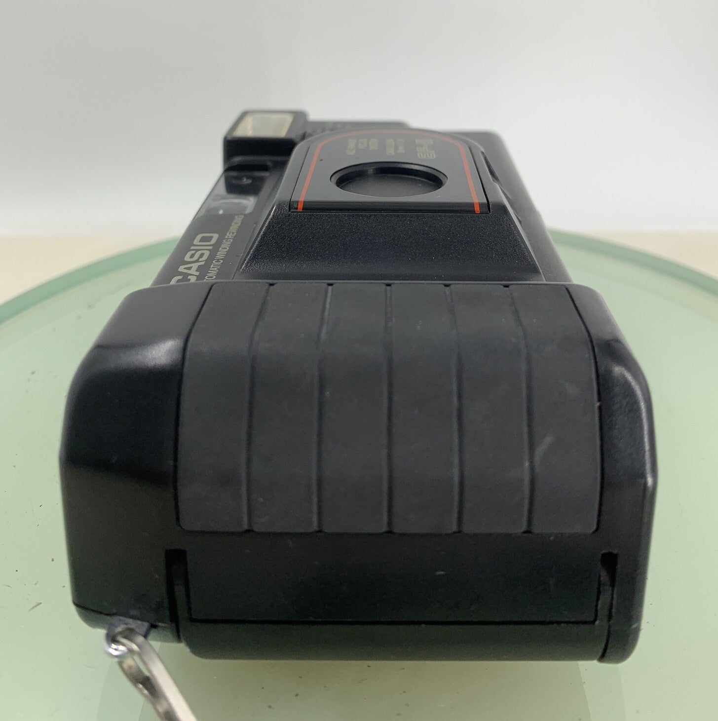 Casio EF-8 POINT AND SHOOT FILM CAMERA BLACK FLASH NOT WORKING - TESTED - 2677