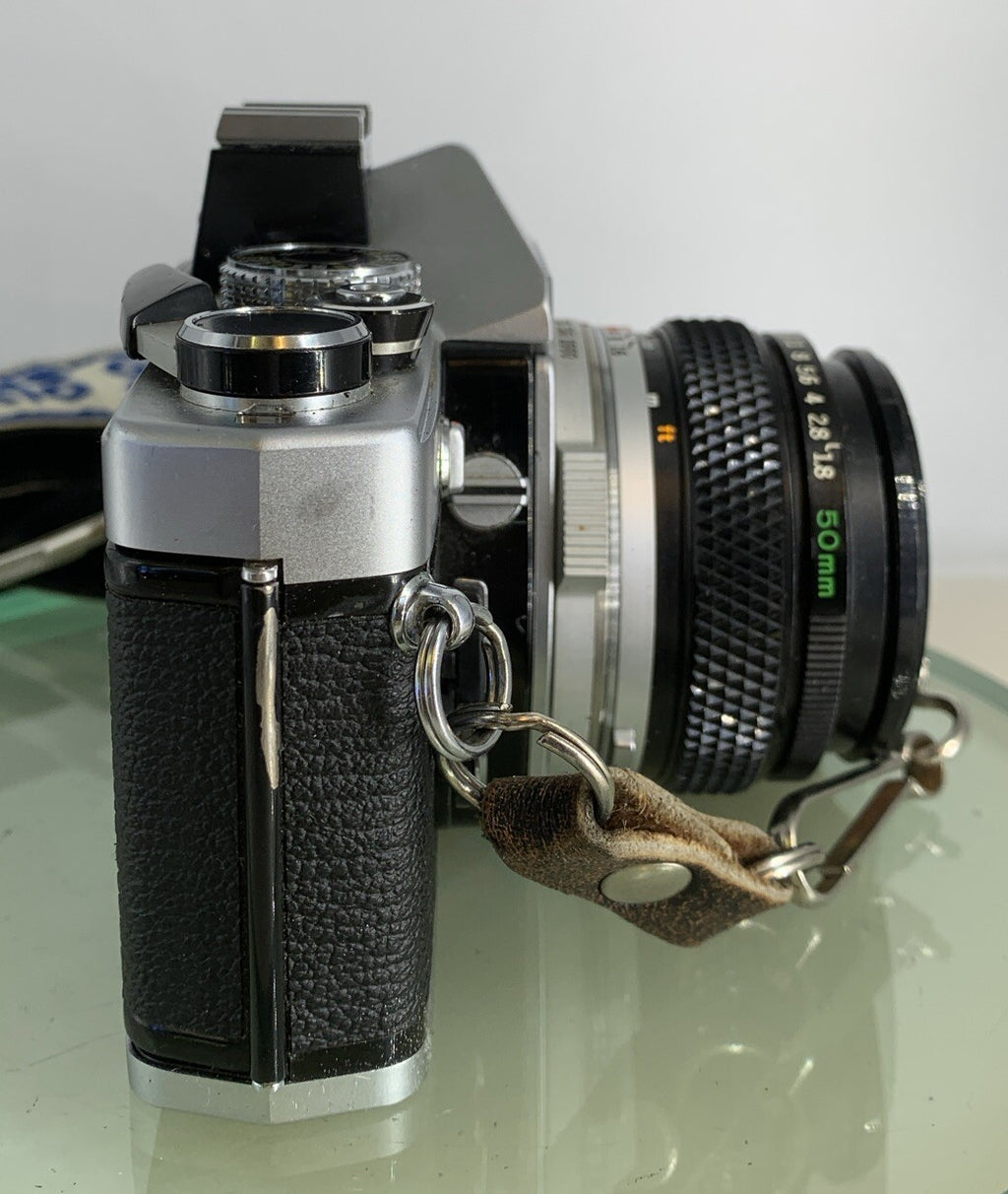 Olympus OM-1N MD 35mm Film SLR Manual Camera with Olympus 50/1.8 Zuiko Lens #1787