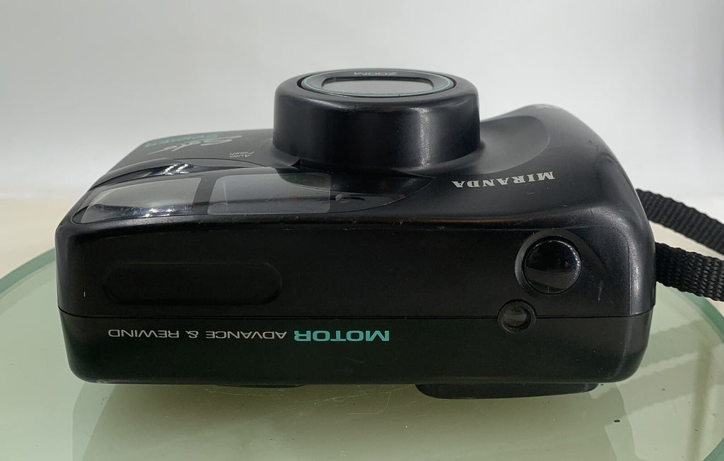 Vintage Miranda Solo Power Zoom 35mm Film Camera BLACK TESTED - 8655