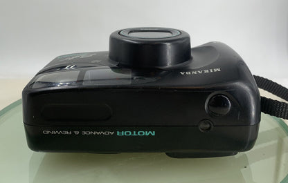 Vintage Miranda Solo Power Zoom 35mm Film Camera BLACK TESTED - 8655