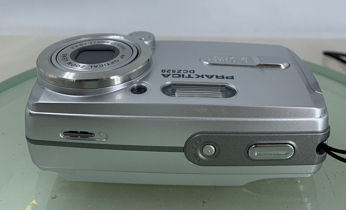 Praktica DCZ-520 5.1MP Compact Digital Camera SILVER WITH COVER TESTED - 1307