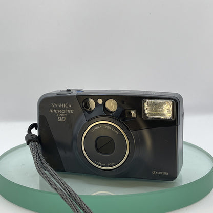 Yashica 35mm Film Camera Microtec Zoom 90 Tested, Fair condition body#1072