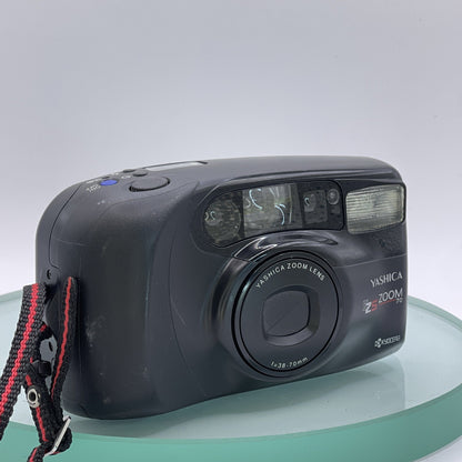 Yashica EZS Zoom 70 35mm Film Point Shoot Camera w/ 38-7. VGC, Works well 8280