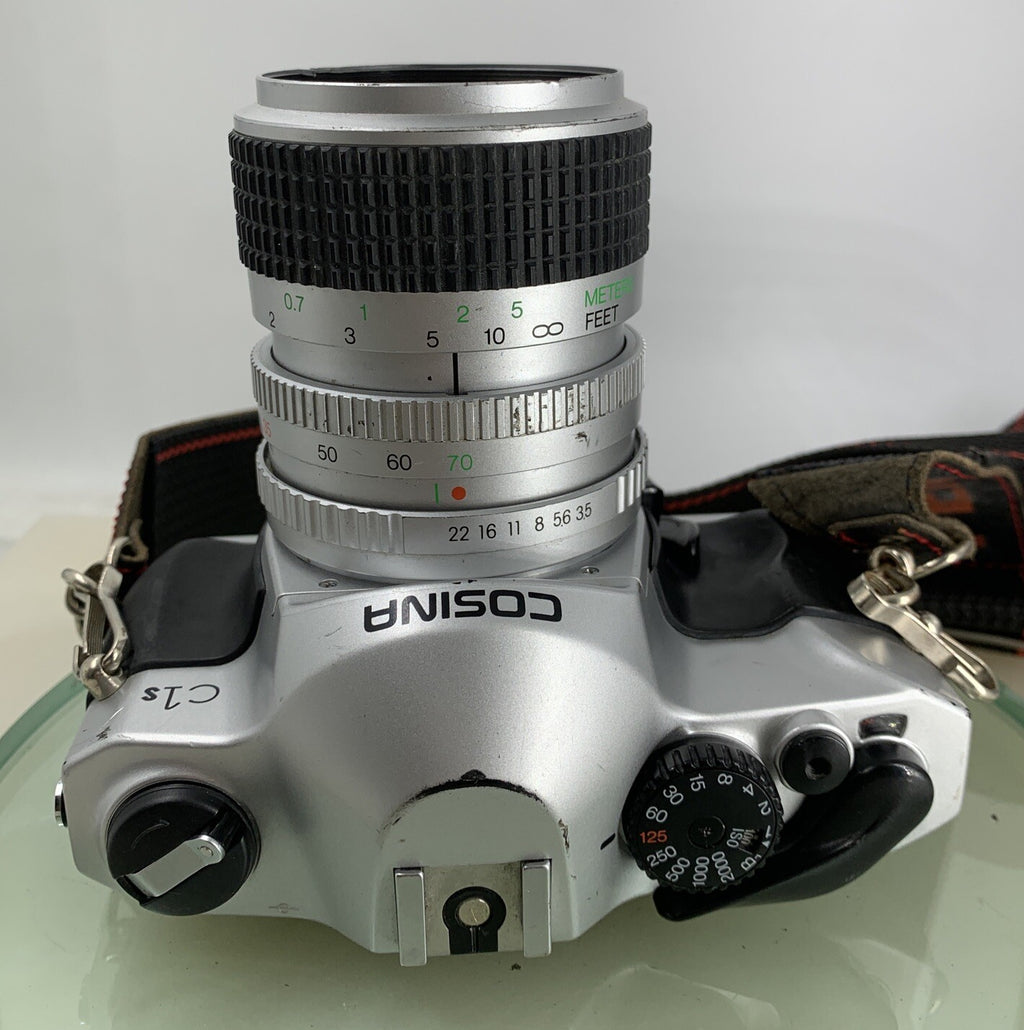 PENTAX COSINA C1S SILVER VINTAGE POINT AND SHOOT FILM CAMERA TESTED - 2037