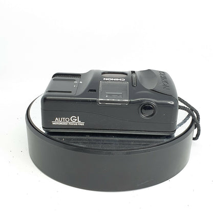 [Excellent+++] Chinon Auto GL Point & Shoot Film Camera w/ Case - great - #6884