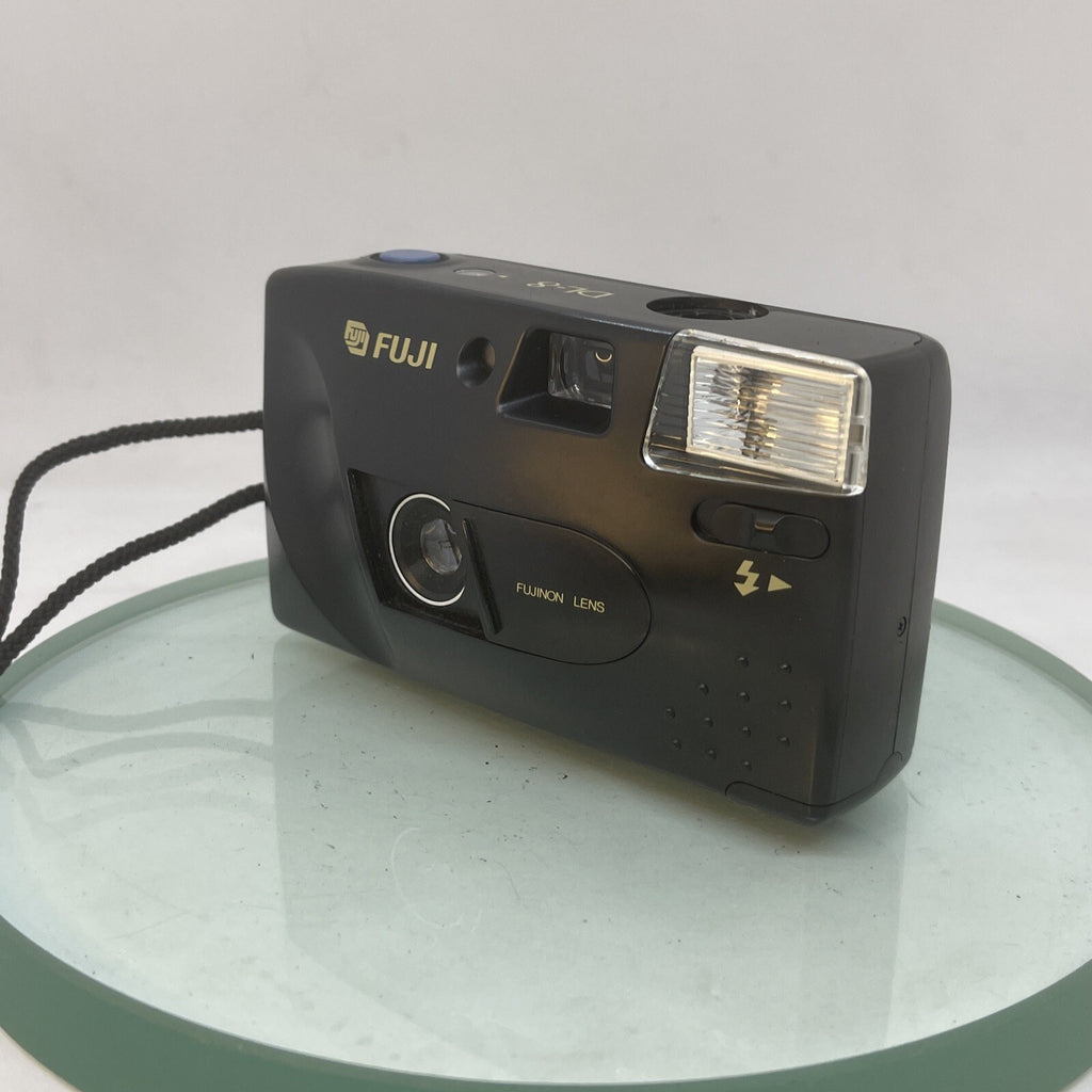 Fuji DL-8 Vintage Compact Camera with Case and instructions +++ Tested#5592