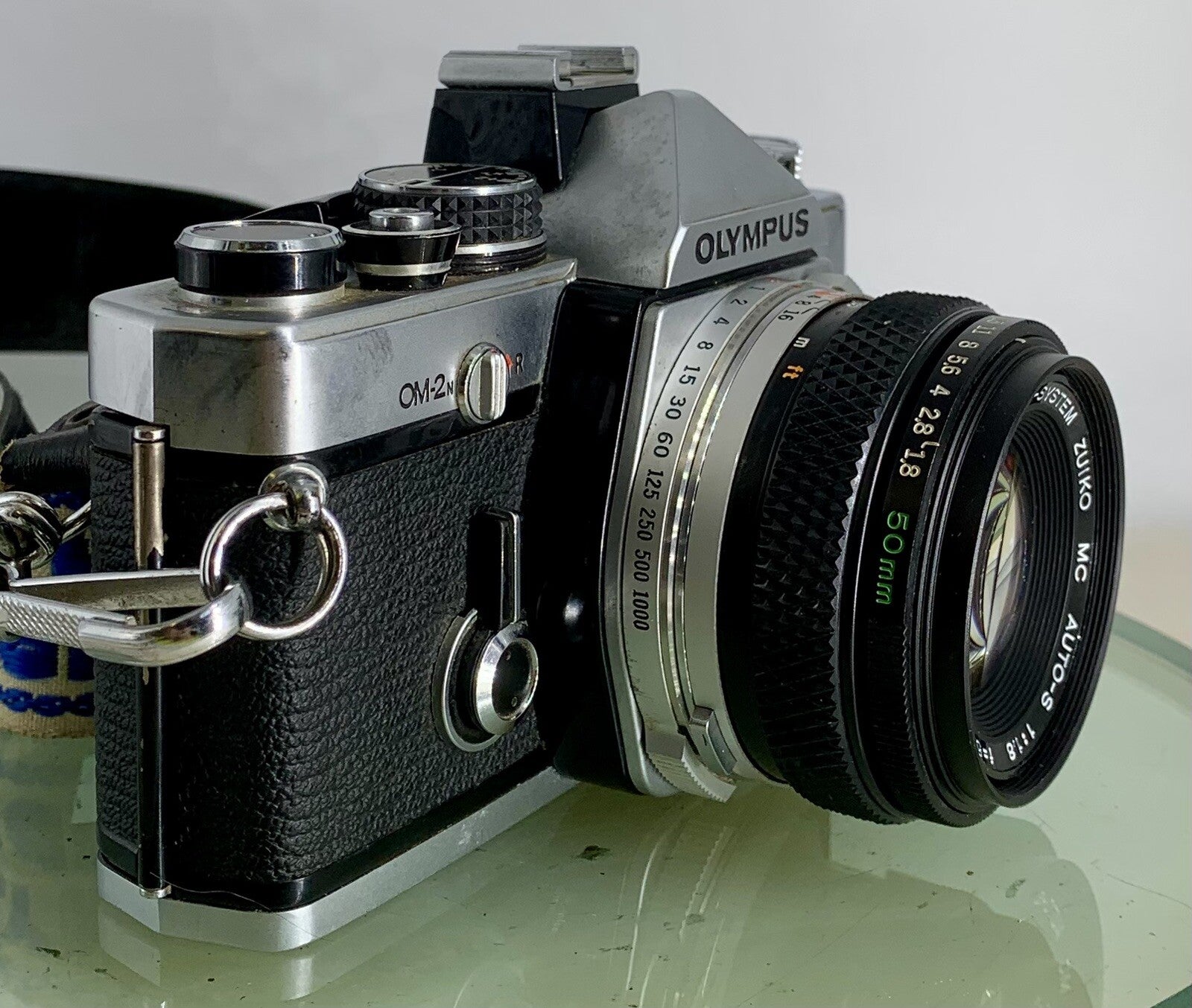 Olympus OM-2N MD 35mm Film SLR Manual Camera Olympus AUTO S50mm F/1.8 Zuiko Lens2