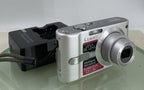 Panasonic LUMIX DMC-FX10 COMPACT DIGITAL CAMERA SILVER + CHARGER TESTED - 220
