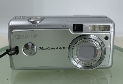 Canon Digital Camera PowerShot A400 3.2MP SILVER NO CARD NO CHARGER TESTED - 1571