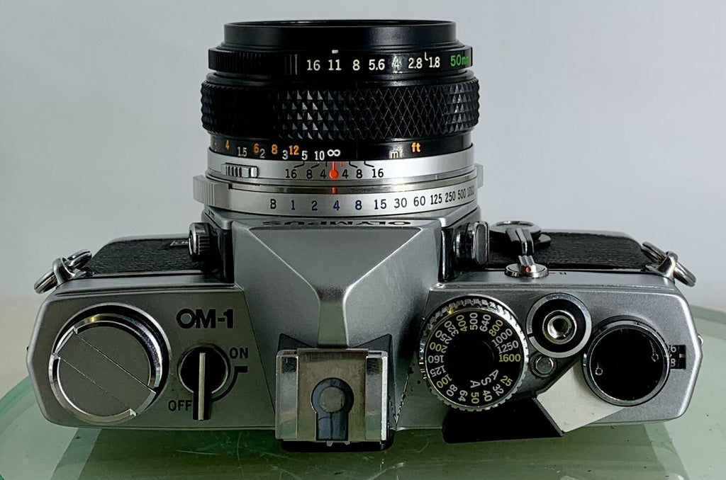 Olympus OM-1 MD 35mm SLR Film Camera &  Olympus ZUIKO  50mm f1.8 Lens- TESTED3627