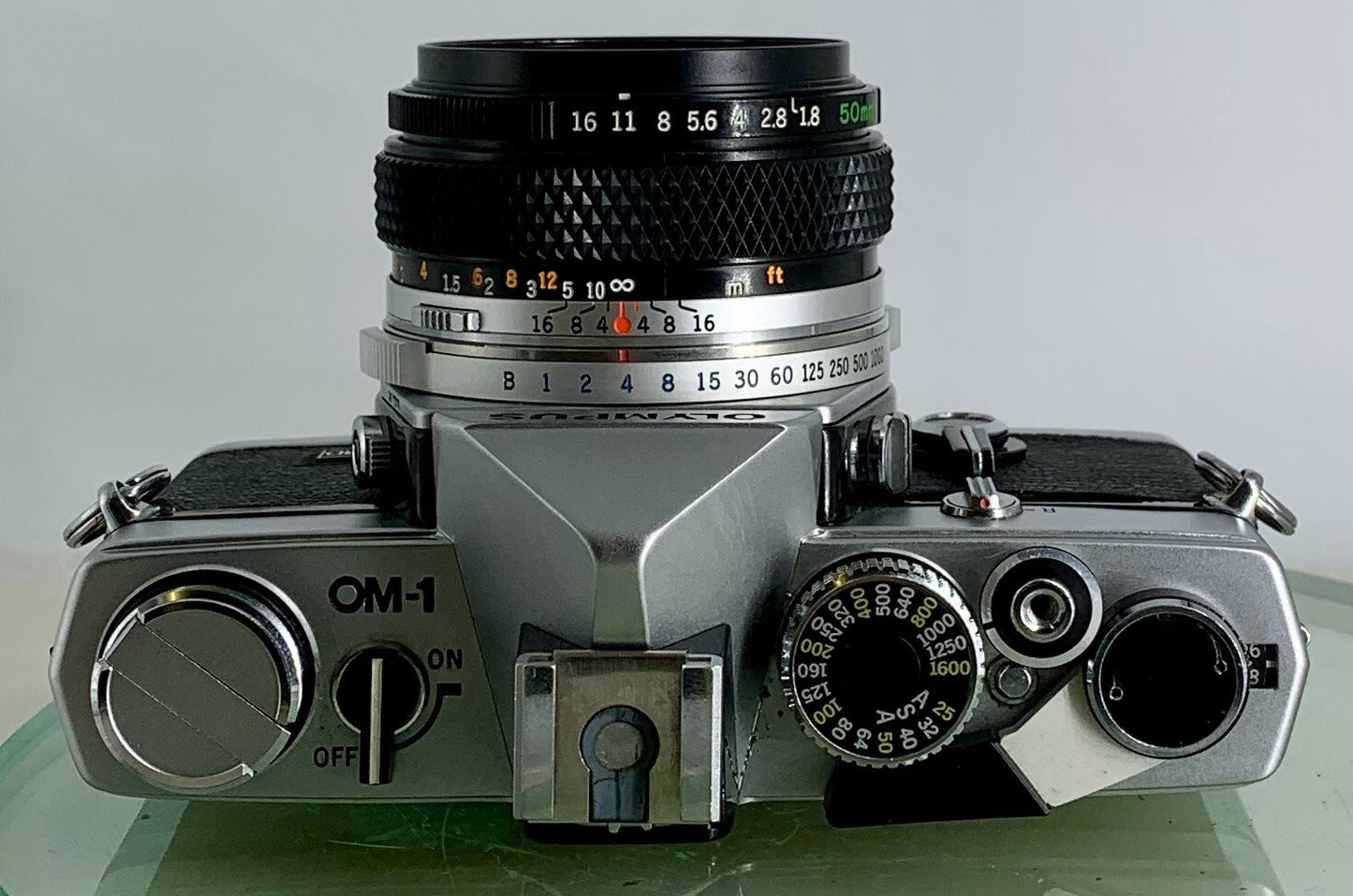 Olympus OM-1 MD 35mm SLR Film Camera &  Olympus ZUIKO  50mm f1.8 Lens- TESTED3627