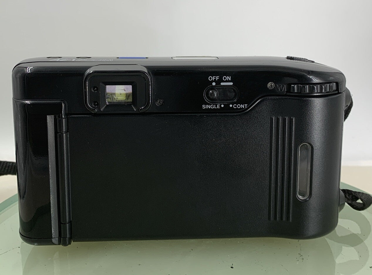 OLYMPUS AZ-1 ZOOM 35mm FILM POINT AND SHOOT CAMERA WITH COVER TESTED - 3425