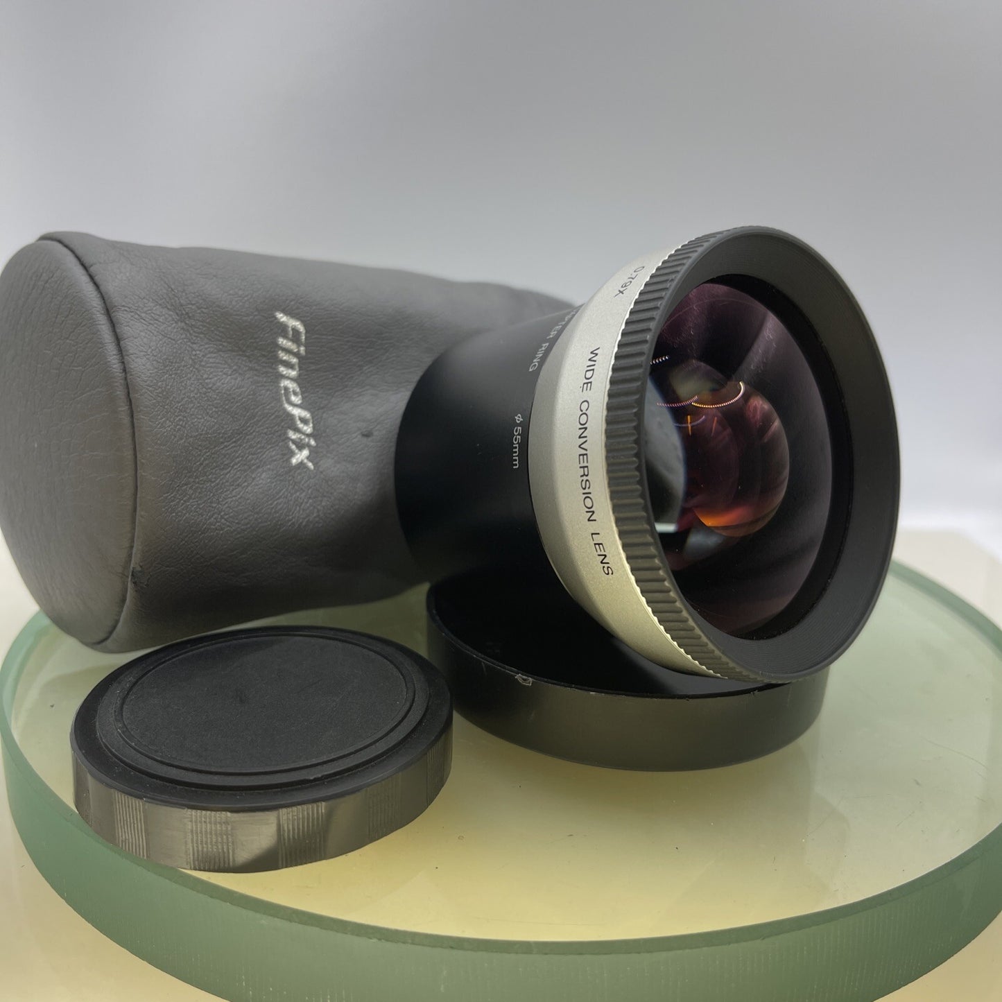 Fujifilm FinePix 0.79x Wide Conversion Lens+Fujifilm Adapter Ring 55mm EXC++5840