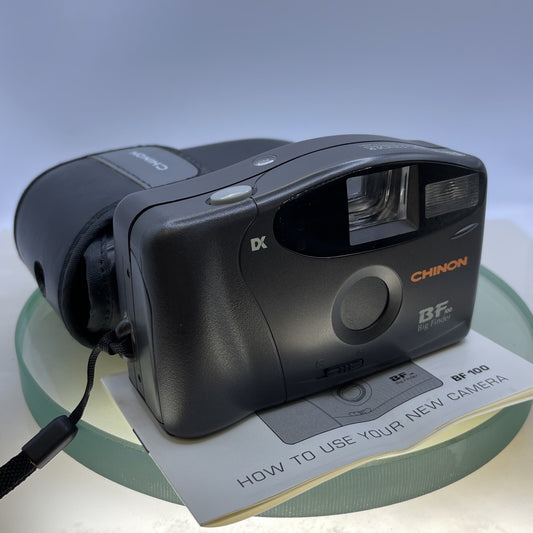 Chinon BF100 Big Finder 35mm Film Portable Vintage Compact Point & Shoot #4410