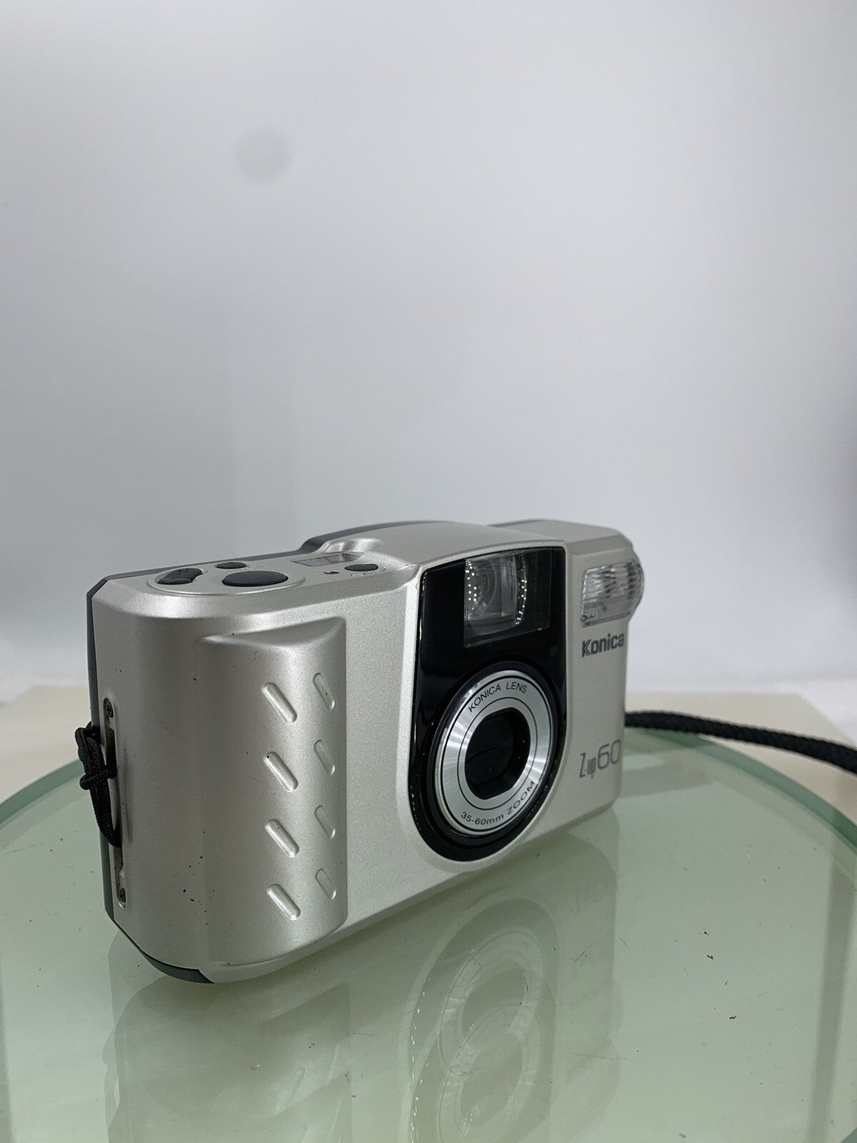 Konica Z Up 60 35mm Film Point and Shoot Camera SILVER PERFECTLY TESTED - 7832