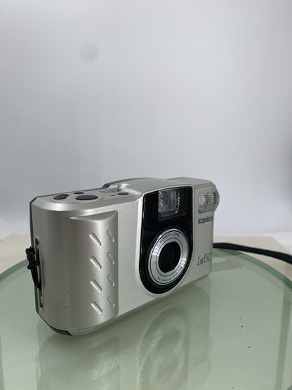 Konica Z Up 60 35mm Film Point and Shoot Camera SILVER PERFECTLY TESTED - 7832
