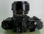 Canon New F-1 35mm SLR Film Camera + Canon FD 28mm f2.8 S.C, AE Finder TESTED3467