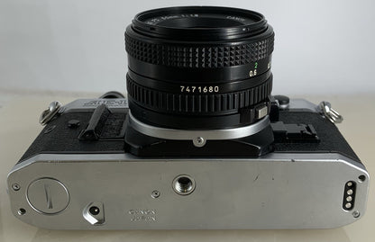 Canon AE-1 Program 35mm SLR Film Manual Camera + Canon 50mm F/1.8 FD Lens #2148