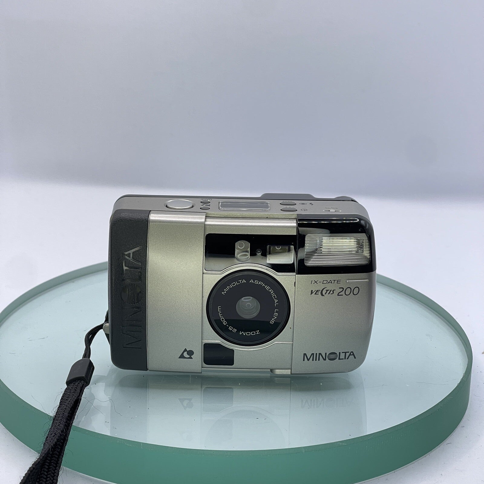 MINOLTA VECTIS 200 IX DATE CAMERA Vintage Film Camera 25mm-50mm & CaseTested#7141