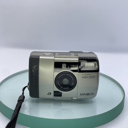 MINOLTA VECTIS 200 IX DATE CAMERA Vintage Film Camera 25mm-50mm & CaseTested#7141