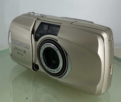 Olympus µmju:-III Zoom Wide 100 - 35mm Compact Film Camera Silver Point & Shoot2