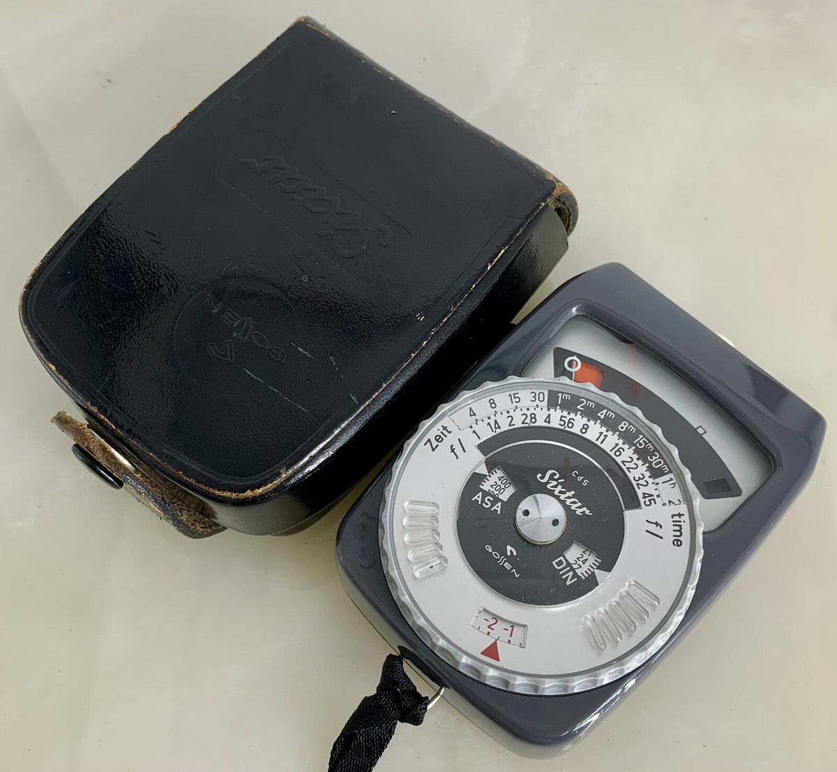 Gossen Sixtar CDS Exposure Meter In Original Case (West Germany) - 5190