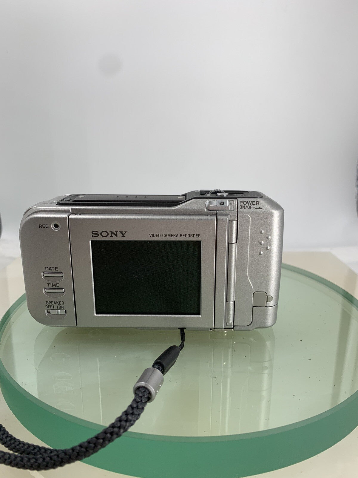 Sony RUVI CCD-CR1E Vintage Video Camera Recorder SILVER WITH COVER TESTED - 5964