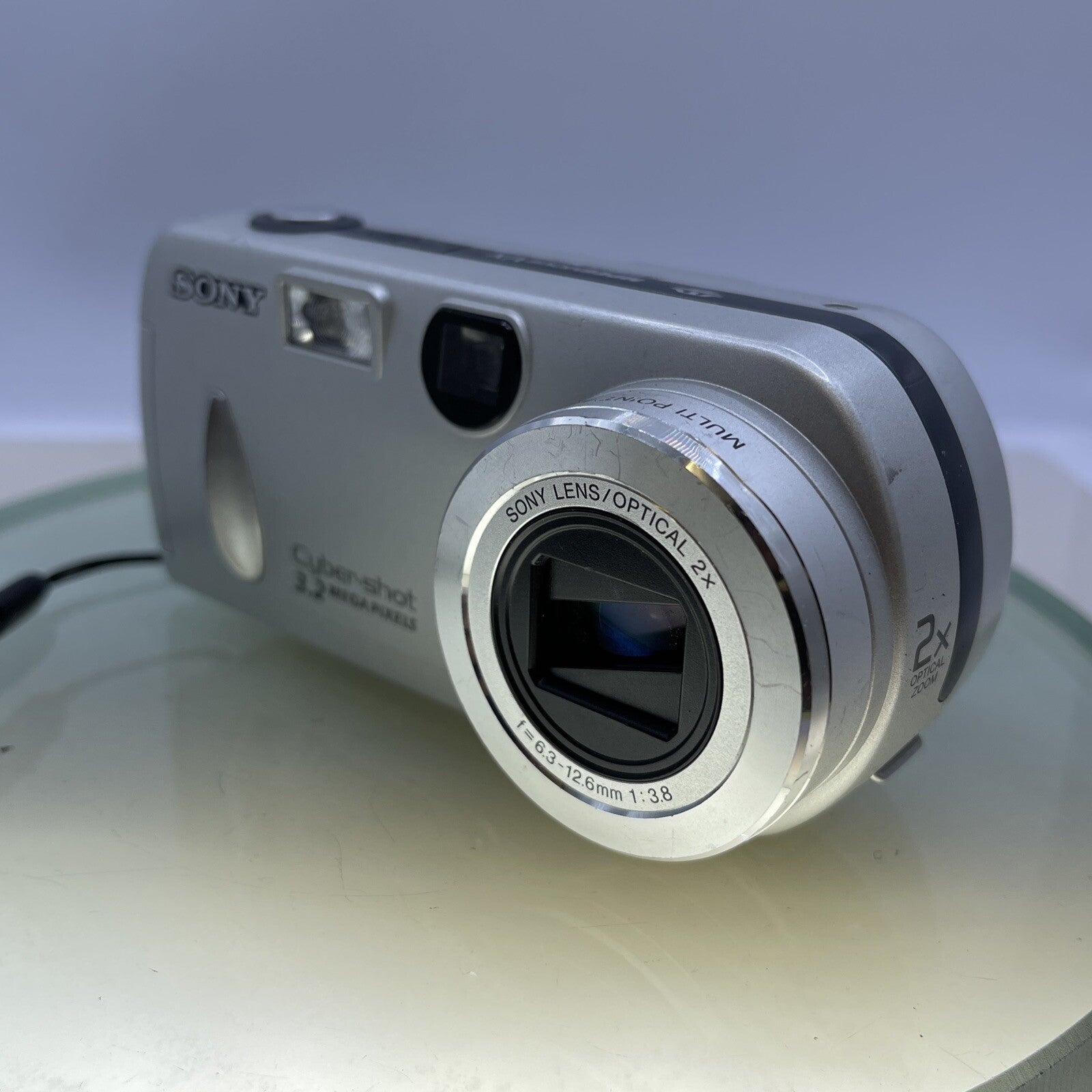 Sony Cybershot DSC-P52 3.2 MP Compact Digital Camera Silver LENS ERROR #234