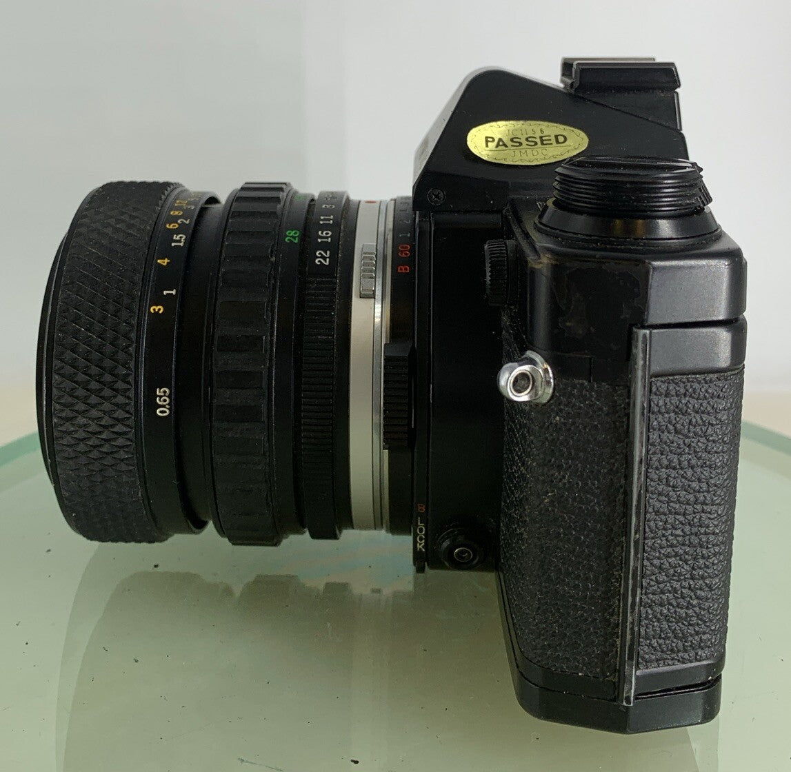 Olympus OM-2 Spot / Program SLR Camera + Olympus Zuiko  28-48mm 1:4 TESTED  #2883