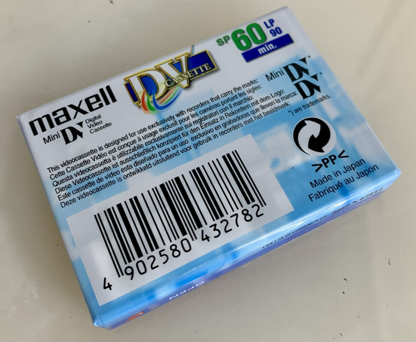 4x Maxell Mini DV Video Cassette 60 SP 90 LP Brand New Sealed - 5352