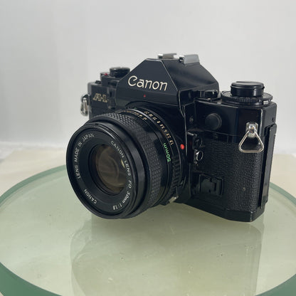 BEAUTIFUL Canon A-1 35mm SLR Camera Body+ FD 50mm f/1.8 FULLY WORKING #6212