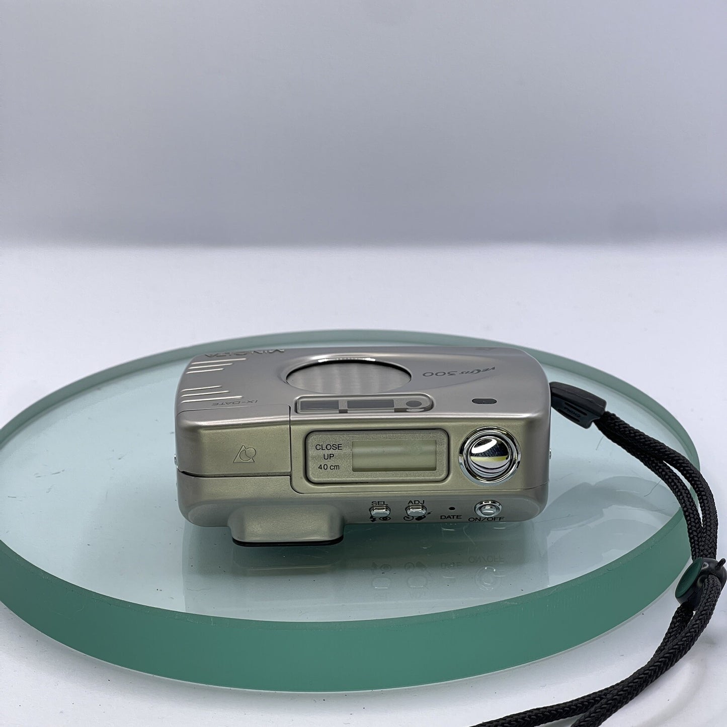 Rare Minolta Vectis 300, Stainless Steel APS Film Camera #6894
