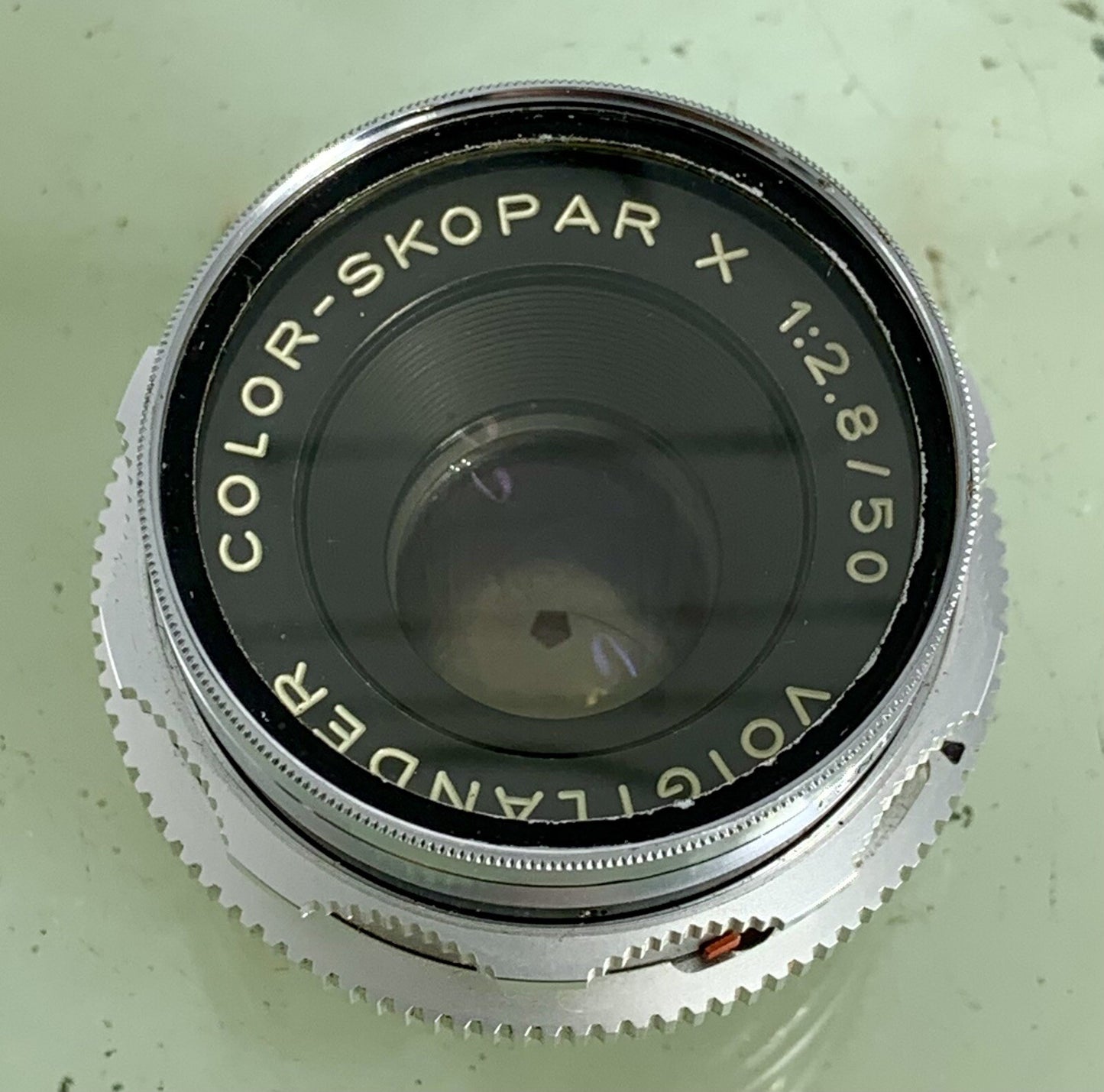 VOIGTLANDER f2.8 50mm COLOR-SKOPAR X LENS for BESSAMATIC & ULTRAMATIC -  #381
