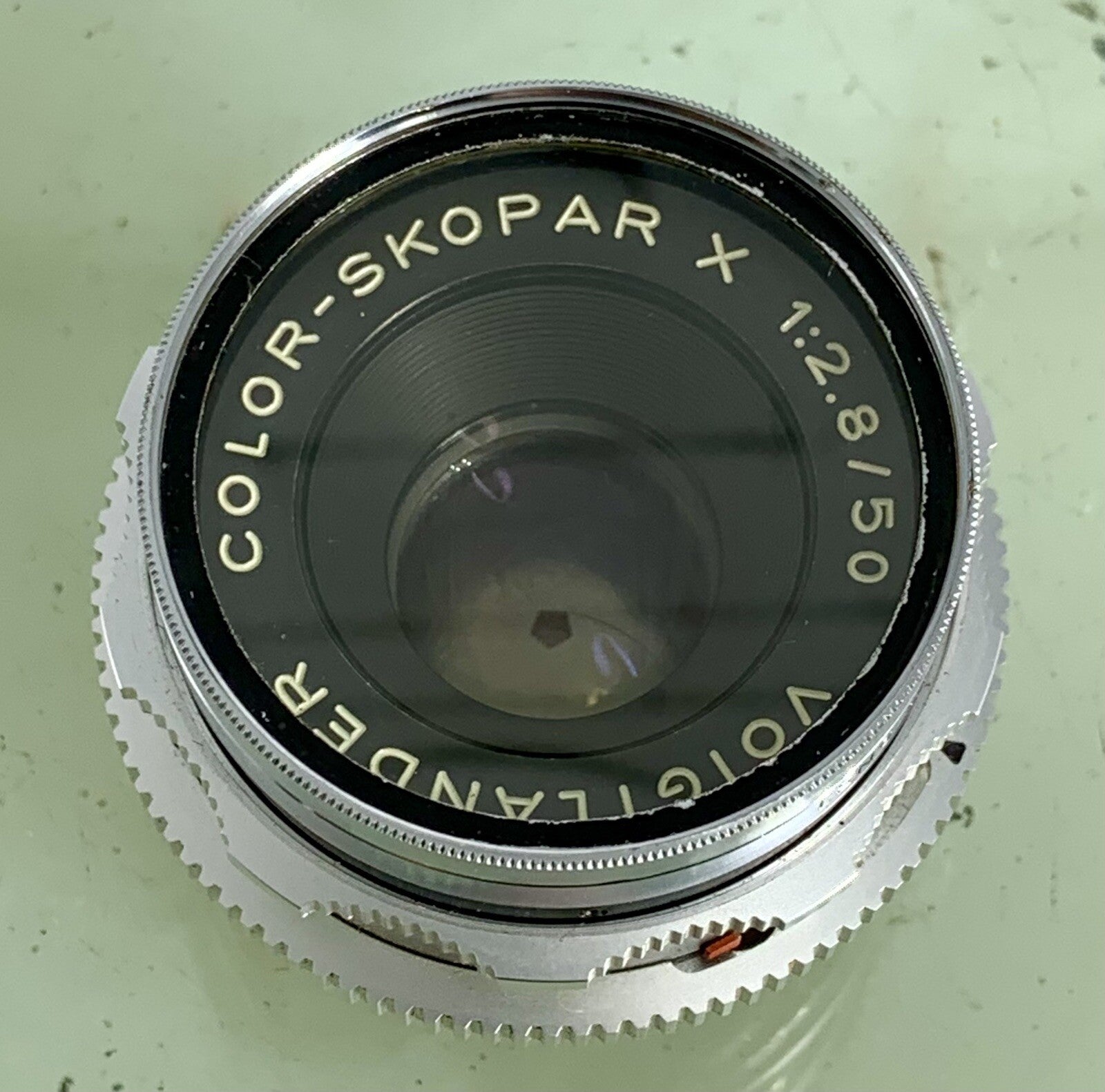 VOIGTLANDER f2.8 50mm COLOR-SKOPAR X LENS for BESSAMATIC & ULTRAMATIC -  #381