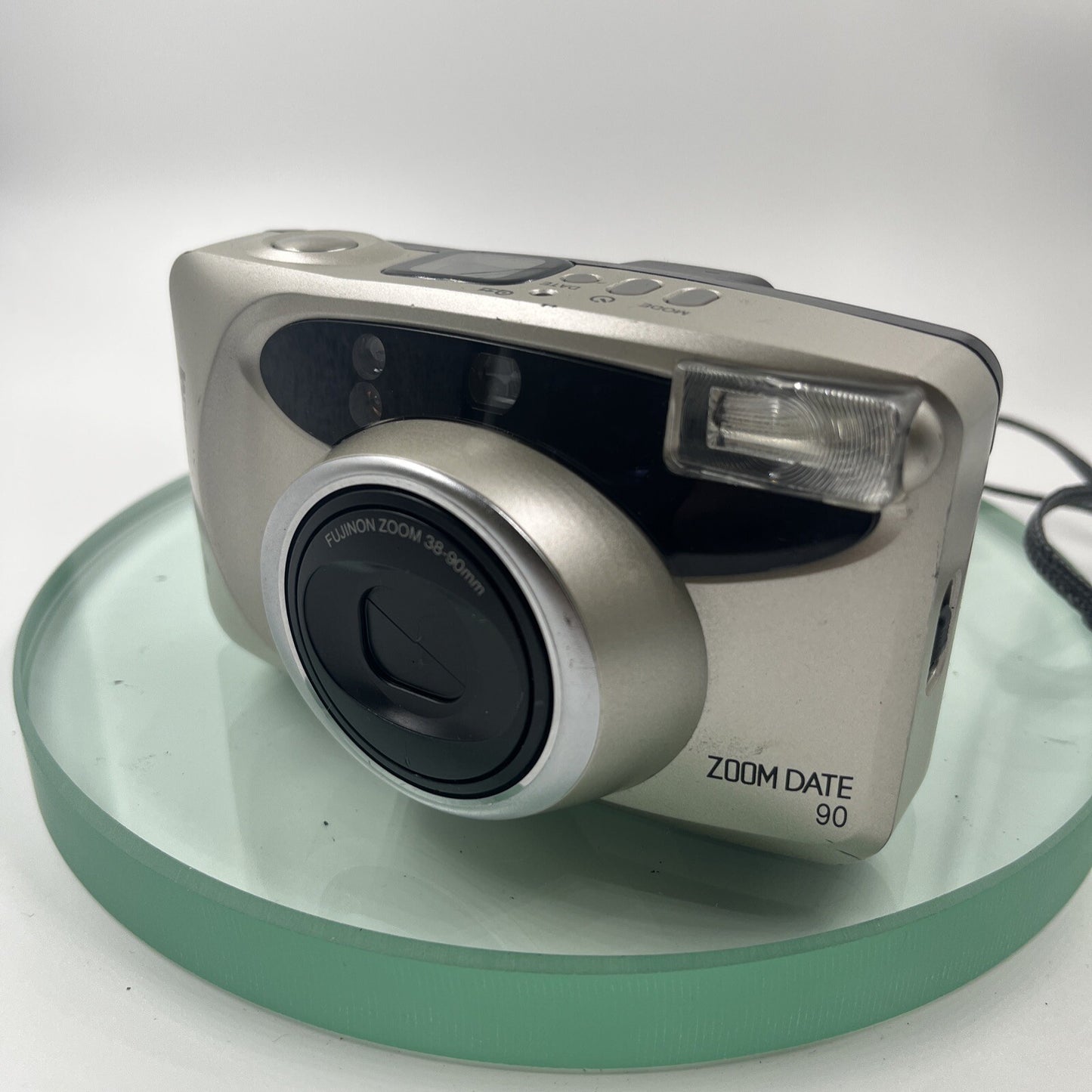 Fujifilm Zoom Date 90 Point And Shoot 35mm Film Camera Silver#TESTED # VGC# 4462
